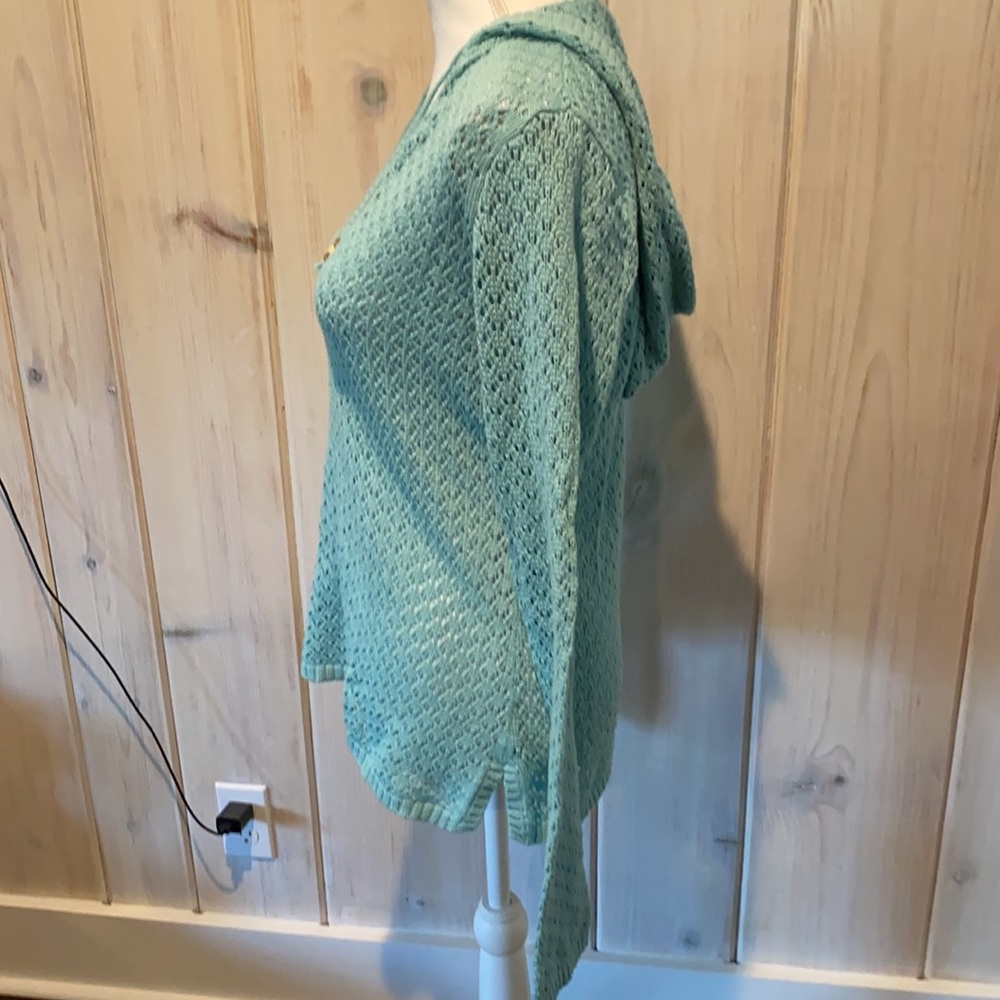 Blue Athleta cotton sweater - Picture 3 of 4